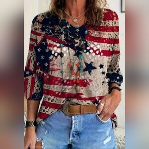 LAST ONE: Boho Knit Pullover